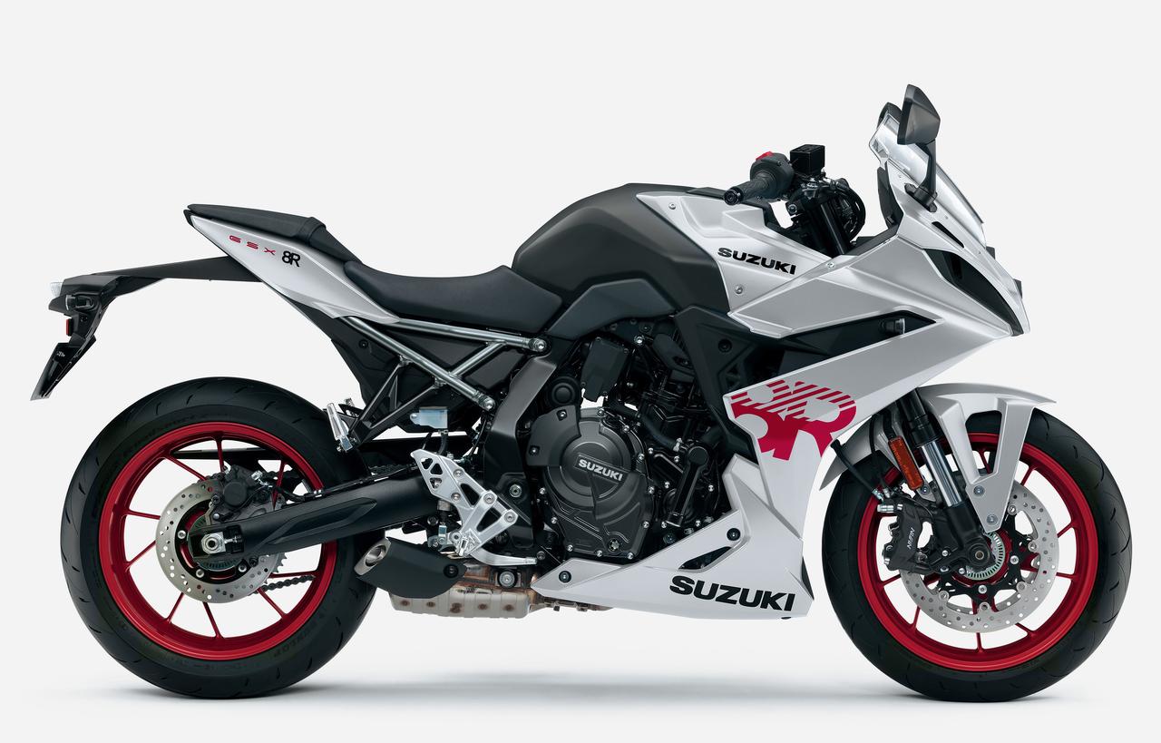 suzuki gsx-8r silver  metallic