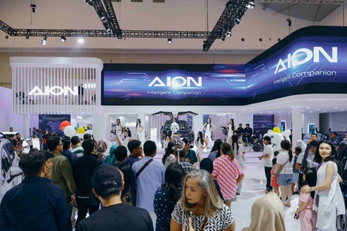 Booth AION Indonesia GIIAS 2024