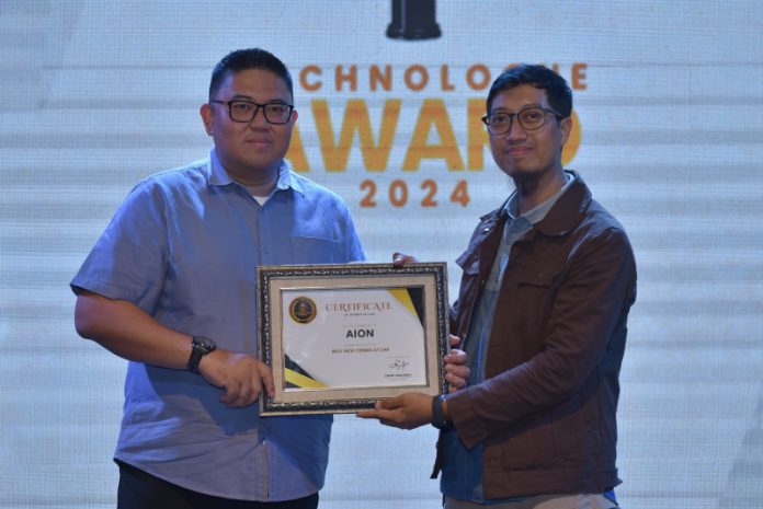 AION Indonesia Best New Comer EV Car 2024