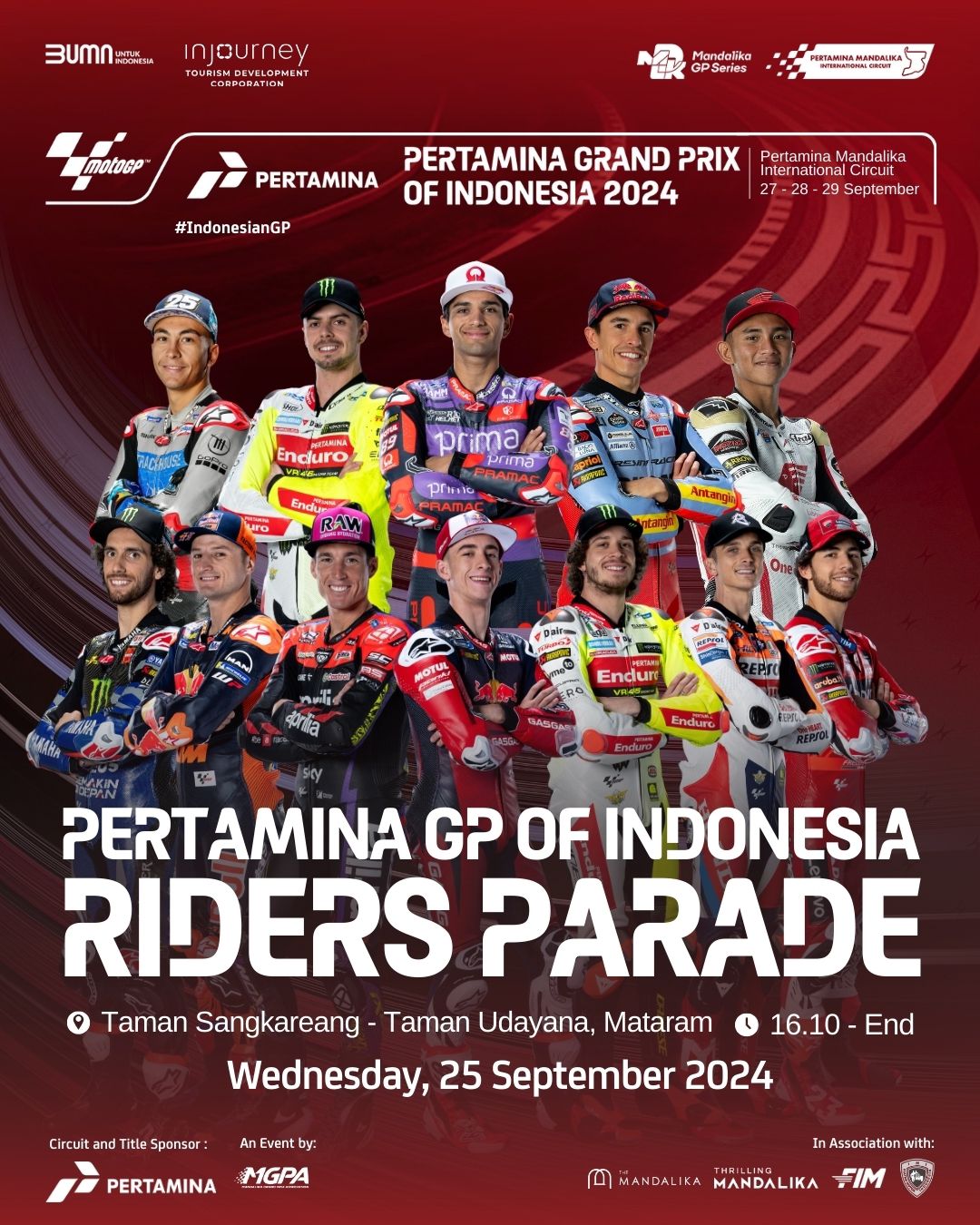 Parade Pebalap MotoGP